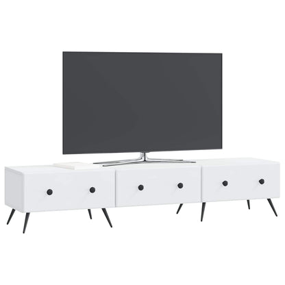TV-kast met lade Wit 147 x 34,5 x 30 cm Bewerkt hout