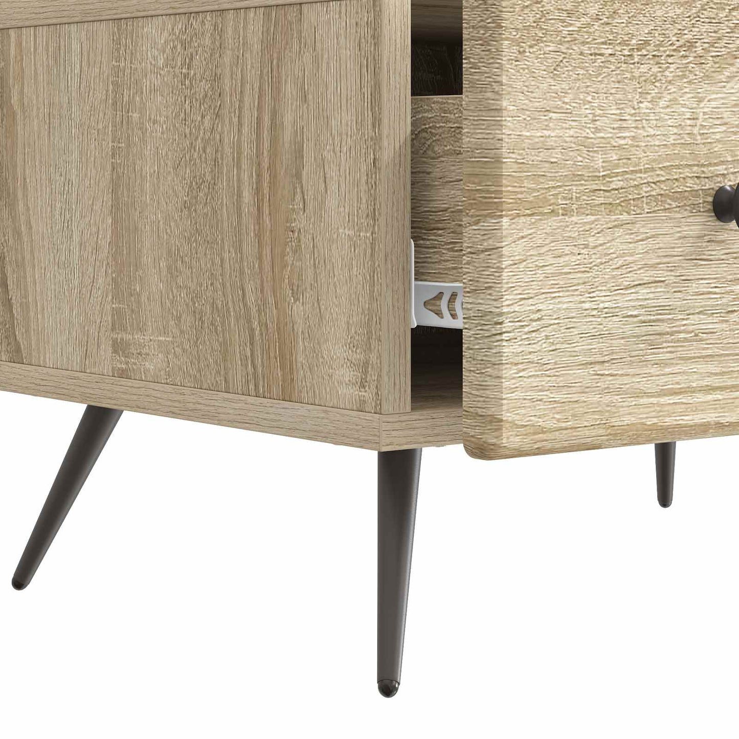 TV-kast met lade Sonoma Eiken 147 x 34,5 x 30 cm Bewerkt hout