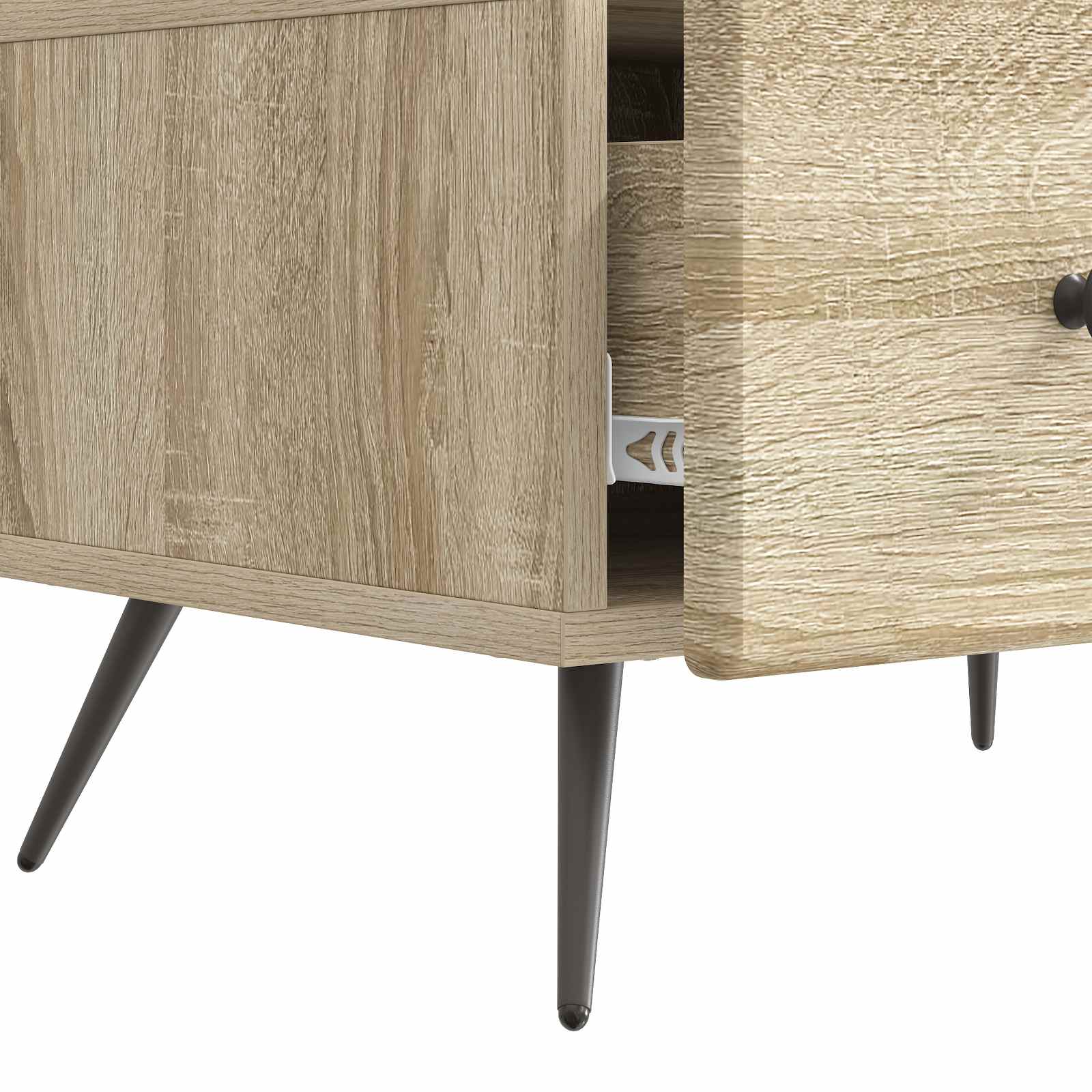 TV-kast met lade Sonoma Eiken 147 x 34,5 x 30 cm Bewerkt hout