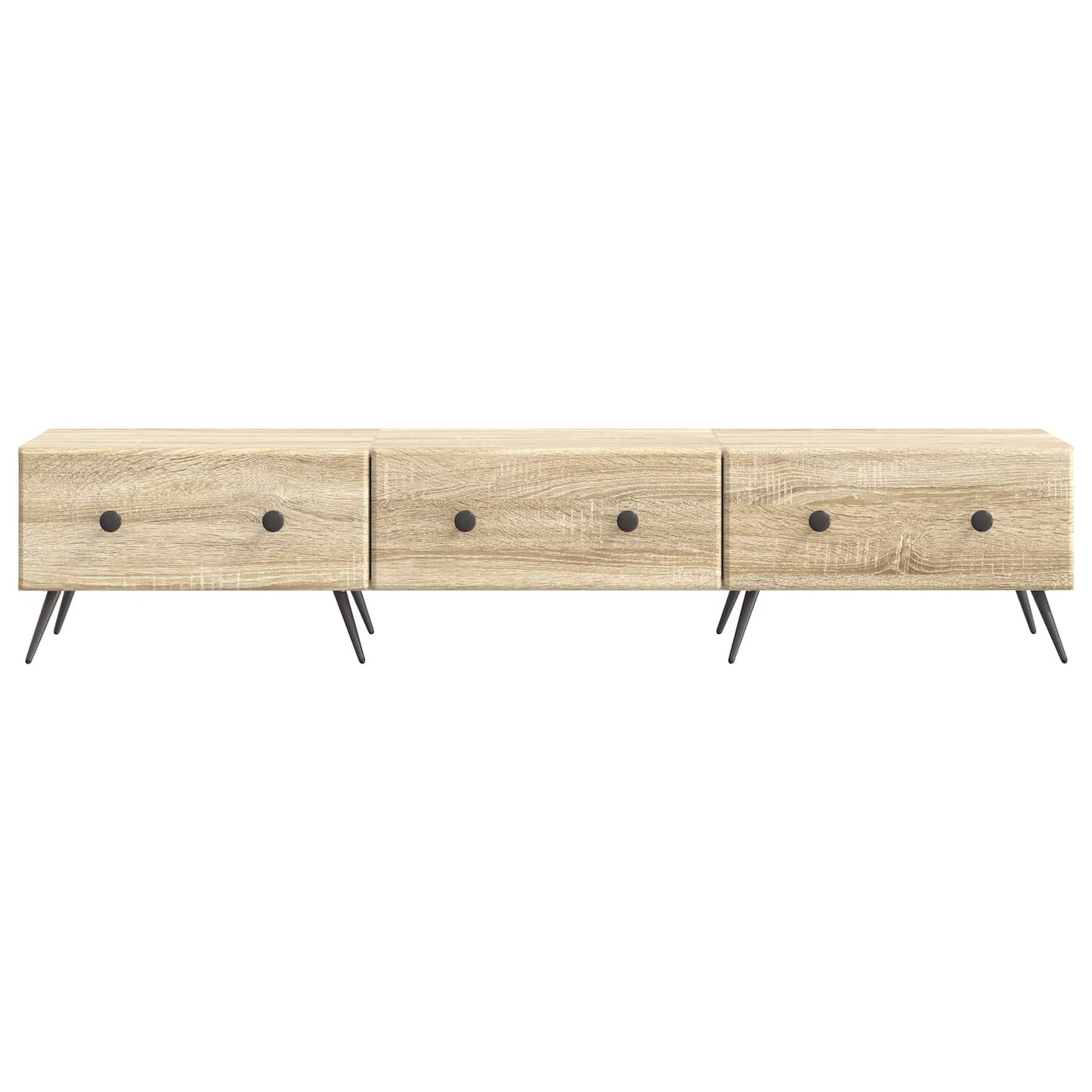 TV-kast met lade Sonoma Eiken 147 x 34,5 x 30 cm Bewerkt hout