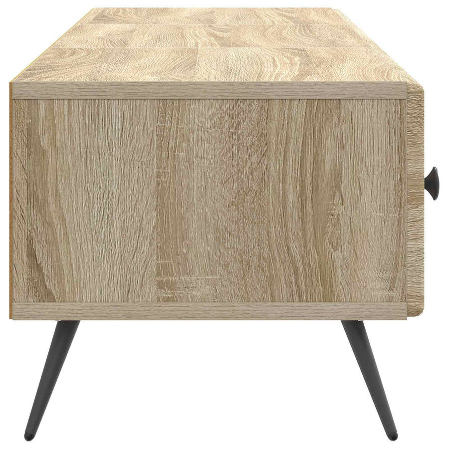 TV-kast met lade Sonoma Eiken 147 x 34,5 x 30 cm Bewerkt hout
