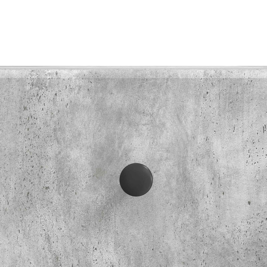 TV-kast met lade Betongrijs 147 x 34,5 x 30 cm Bewerkt hout