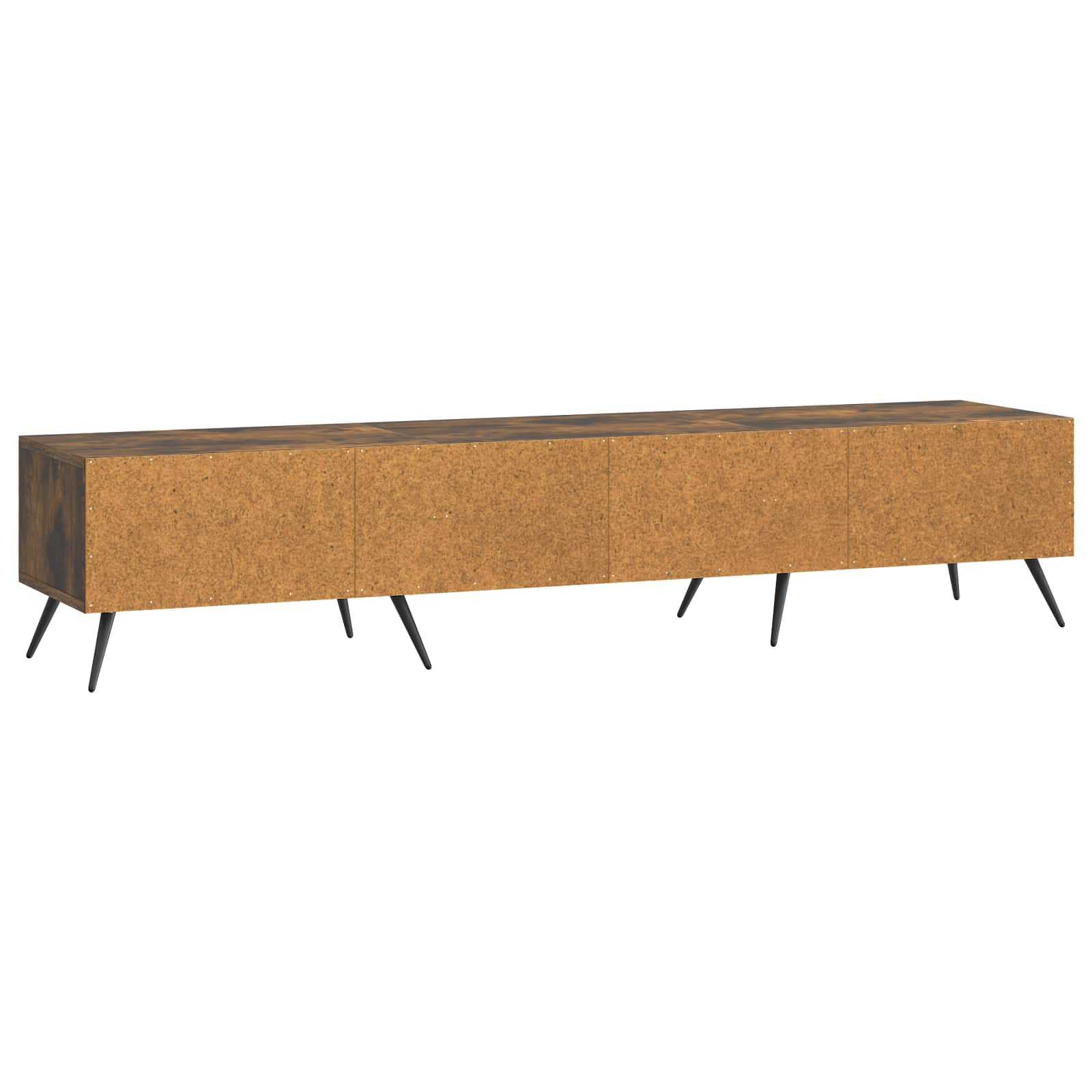 TV-kast met lade Gerookt eiken 147 x 34,5 x 30 cm Bewerkt hout