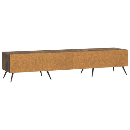 TV-kast met lade Gerookt eiken 147 x 34,5 x 30 cm Bewerkt hout