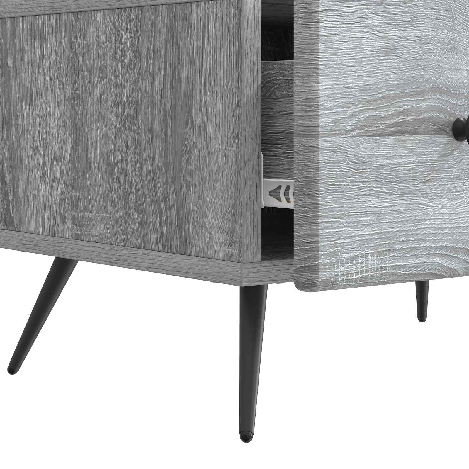 TV-kast met lade Grijs sonoma 147 x 34,5 x 30 cm Bewerkt hout