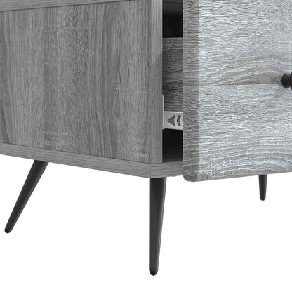 TV-kast met lade Grijs sonoma 147 x 34,5 x 30 cm Bewerkt hout