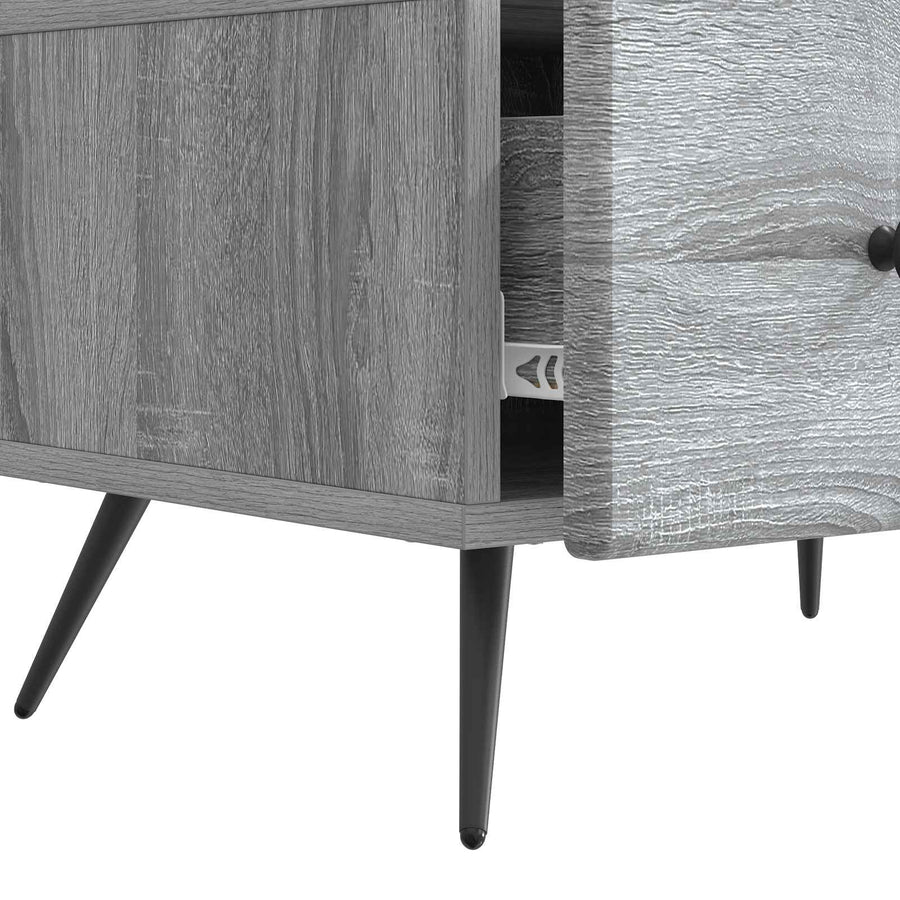 TV-kast met lade Grijs sonoma 147 x 34,5 x 30 cm Bewerkt hout