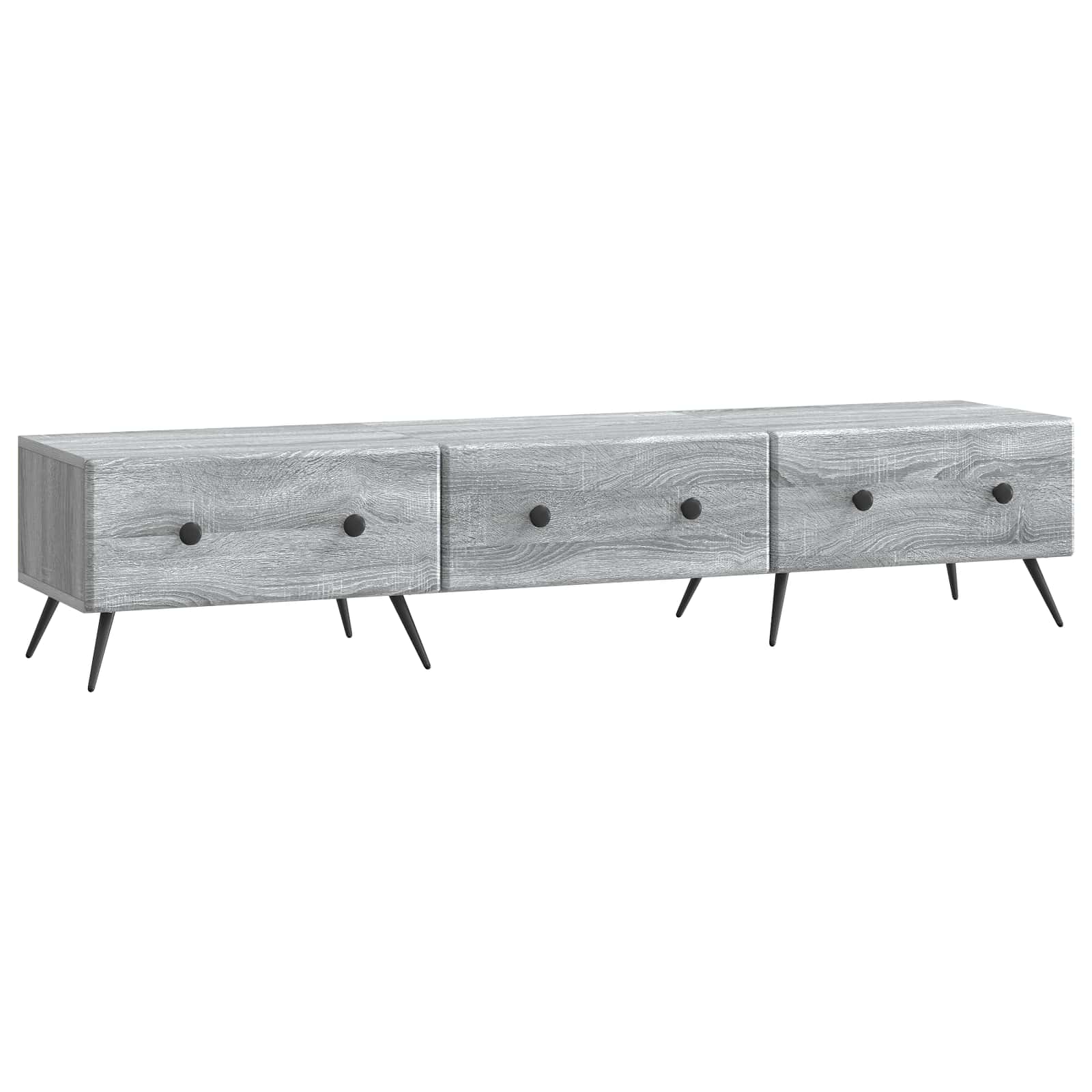 TV-kast met lade Grijs sonoma 147 x 34,5 x 30 cm Bewerkt hout