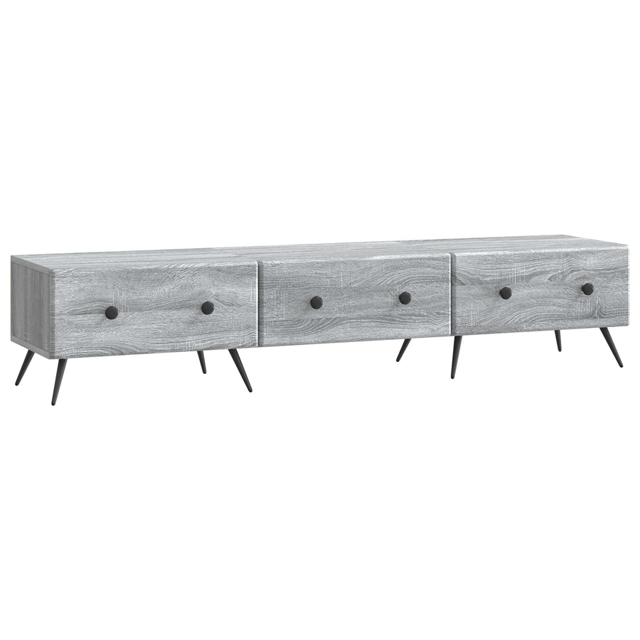 TV-kast met lade Grijs sonoma 147 x 34,5 x 30 cm Bewerkt hout