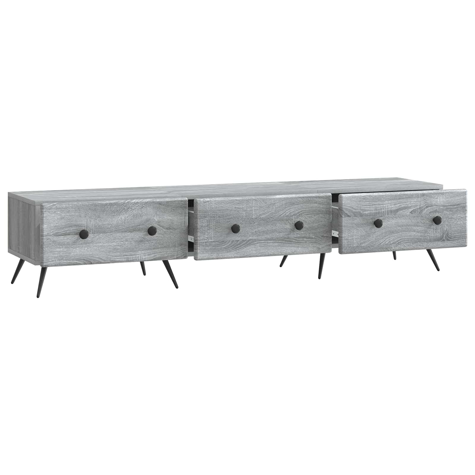 TV-kast met lade Grijs sonoma 147 x 34,5 x 30 cm Bewerkt hout