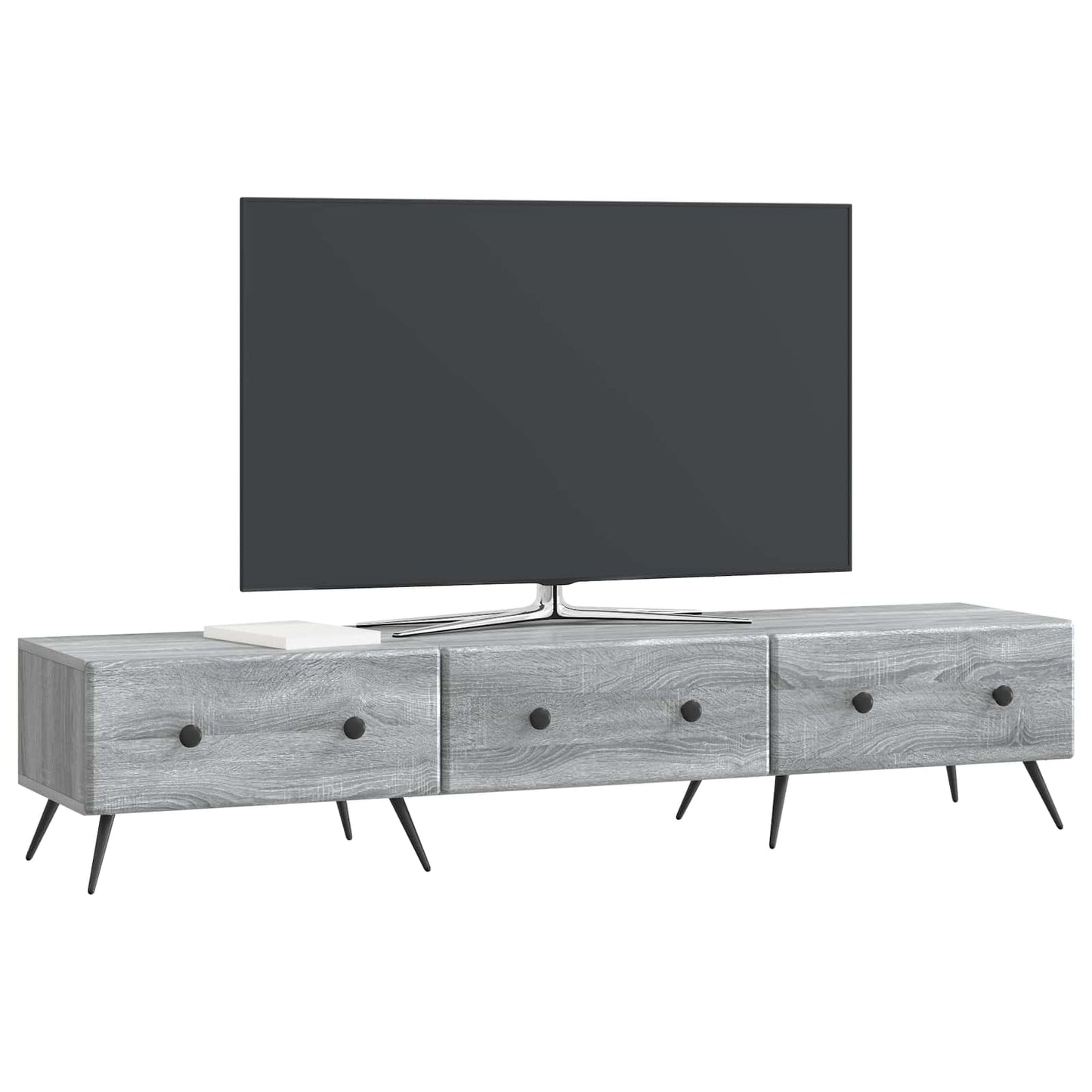 TV-kast met lade Grijs sonoma 147 x 34,5 x 30 cm Bewerkt hout