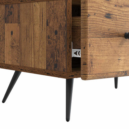 TV-kast met lade Oud hout 147 x 34,5 x 30 cm Bewerkt hout