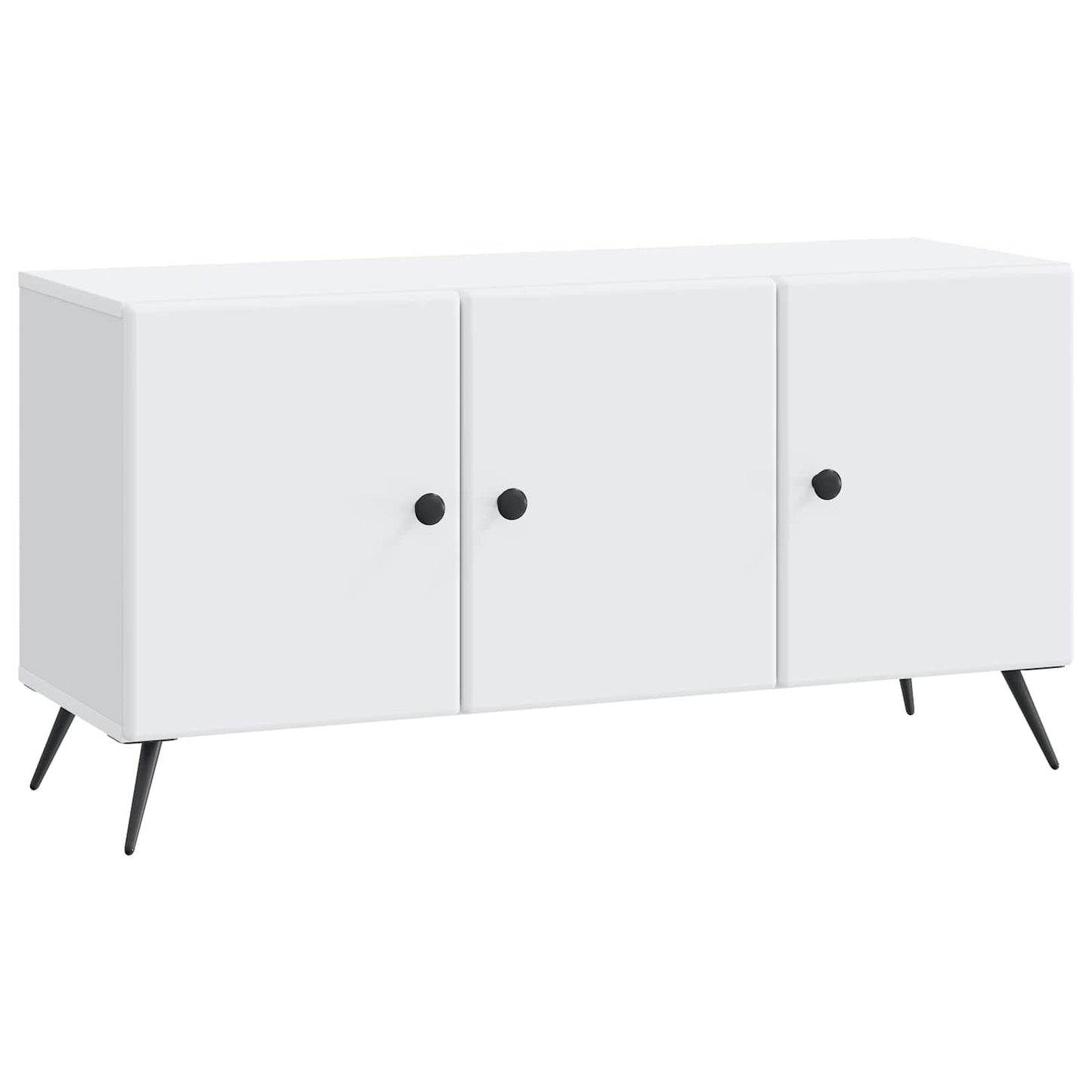 TV-kast Wit 99 x 34,5 x 50 cm Bewerkt hout