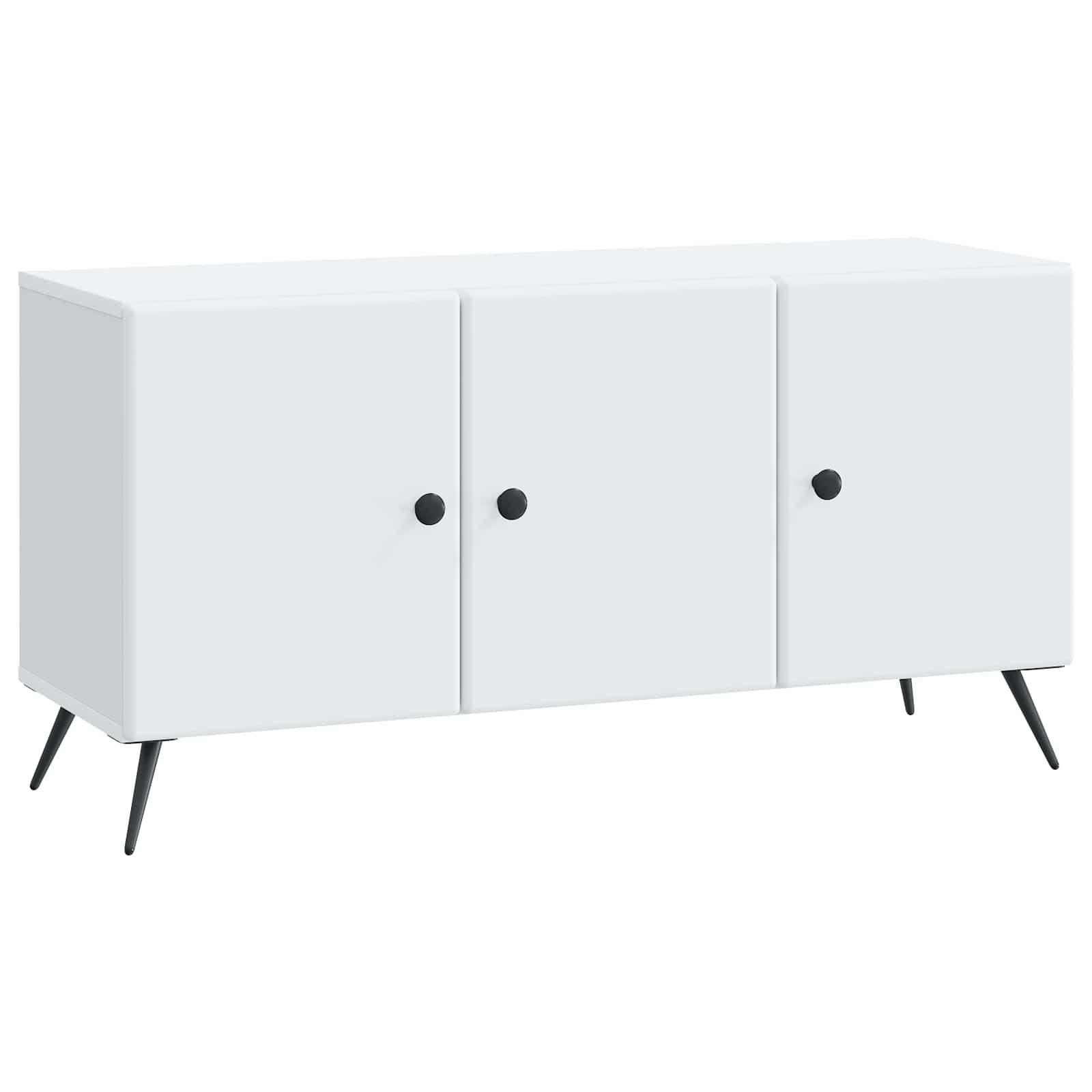 TV-kast Wit 99 x 34,5 x 50 cm Bewerkt hout