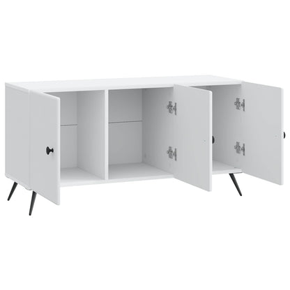 TV-kast Wit 99 x 34,5 x 50 cm Bewerkt hout