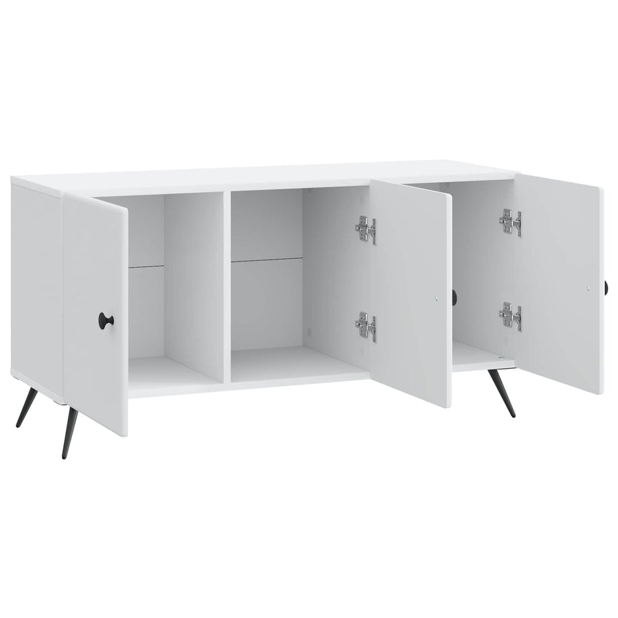 TV-kast Wit 99 x 34,5 x 50 cm Bewerkt hout