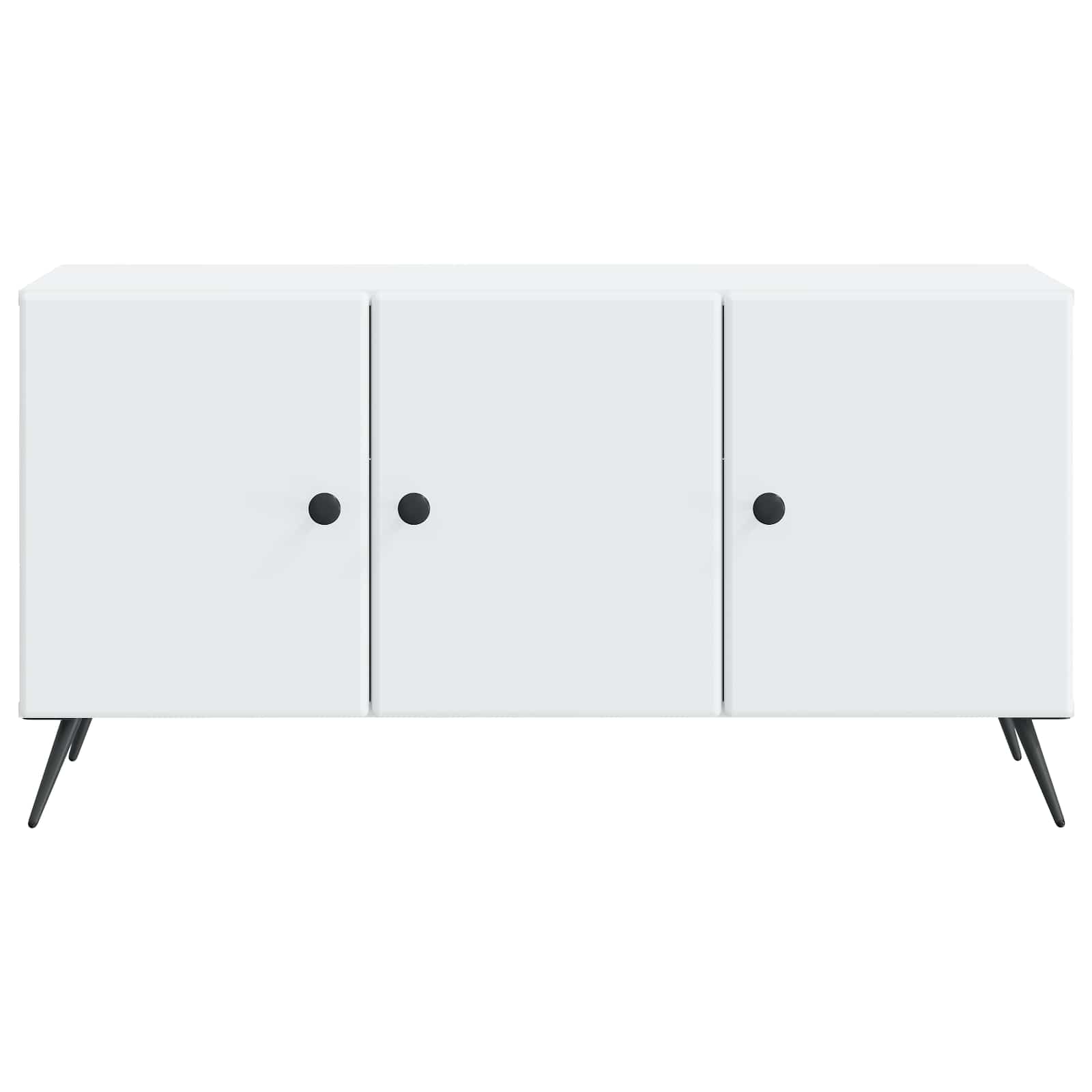 TV-kast Wit 99 x 34,5 x 50 cm Bewerkt hout