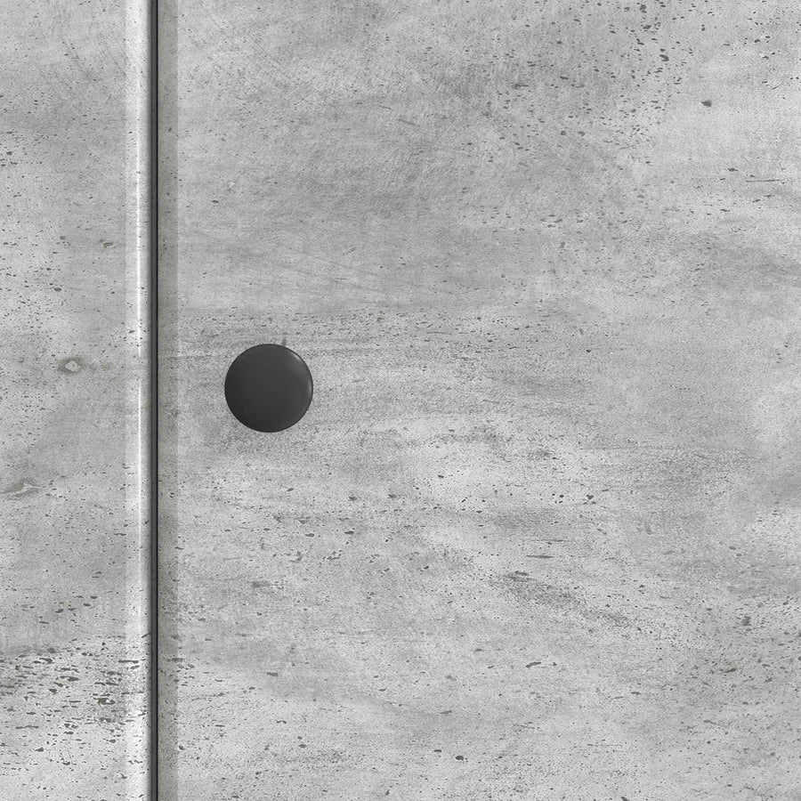 TV-kast Betongrijs 99 x 34,5 x 50 cm Bewerkt hout