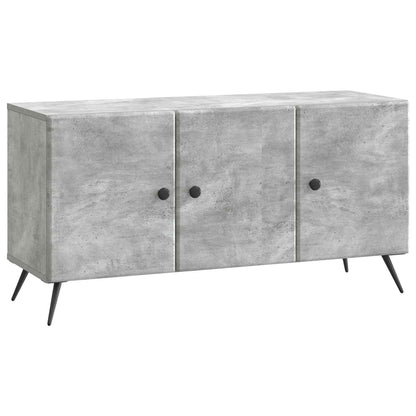 TV-kast Betongrijs 99 x 34,5 x 50 cm Bewerkt hout