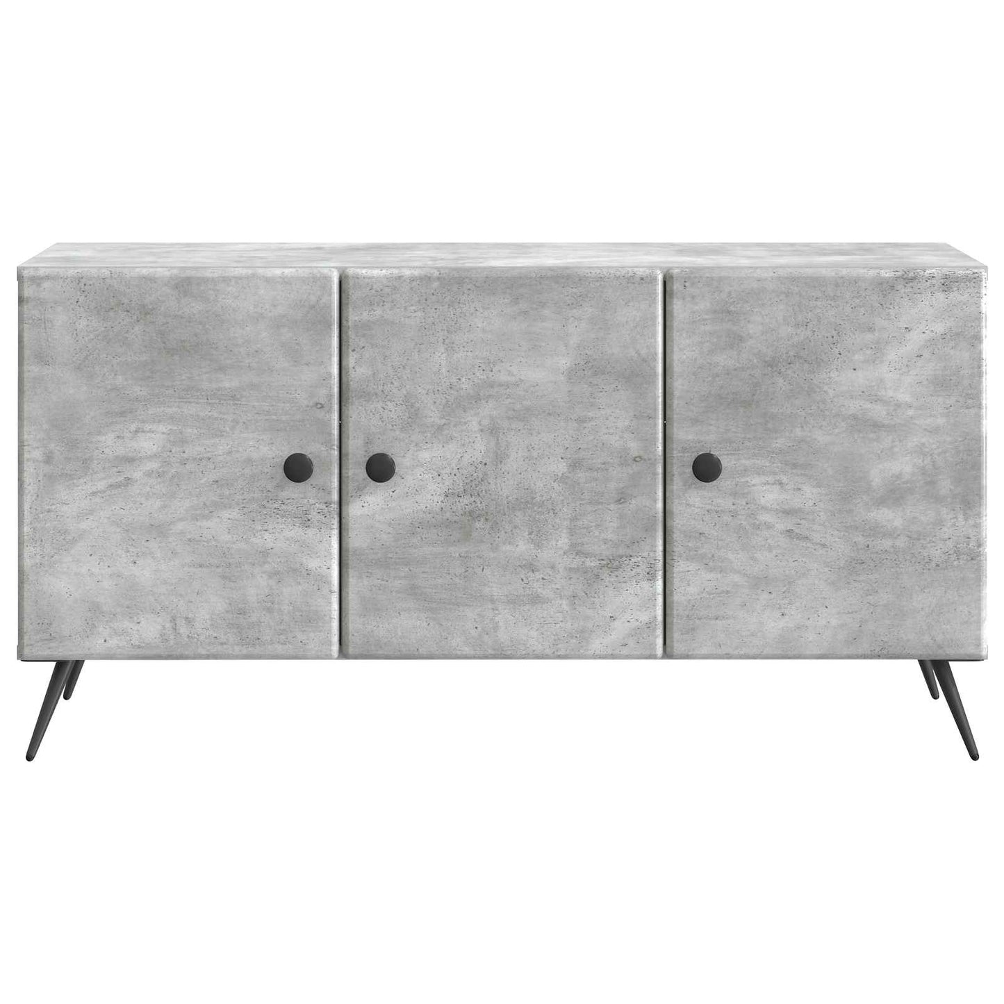 TV-kast Betongrijs 99 x 34,5 x 50 cm Bewerkt hout