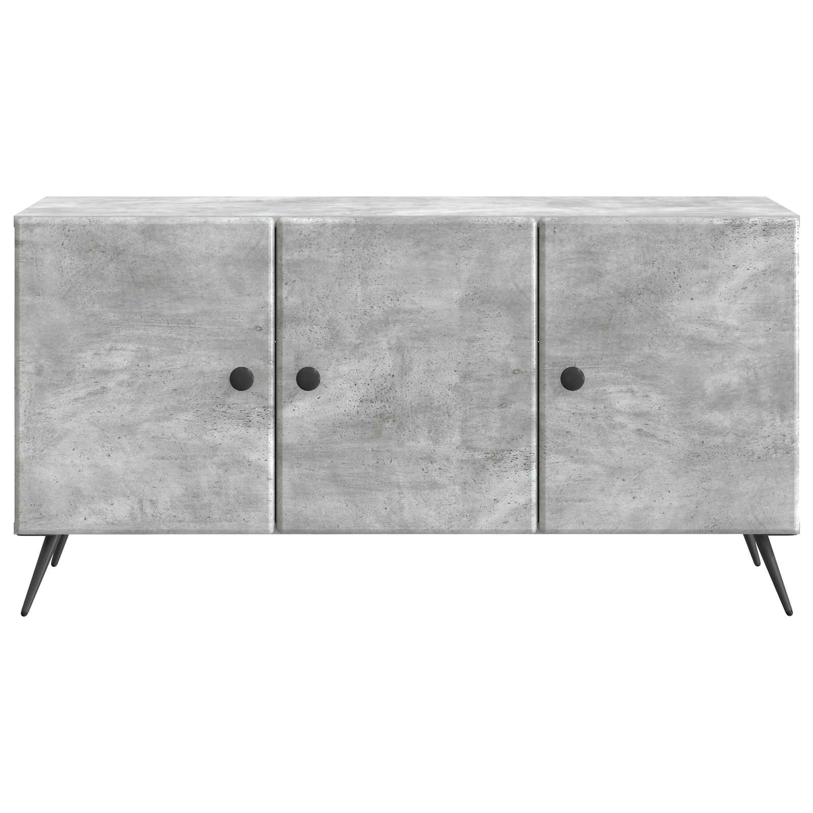 TV-kast Betongrijs 99 x 34,5 x 50 cm Bewerkt hout