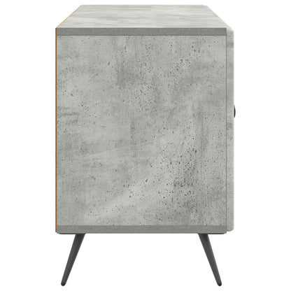 TV-kast Betongrijs 99 x 34,5 x 50 cm Bewerkt hout