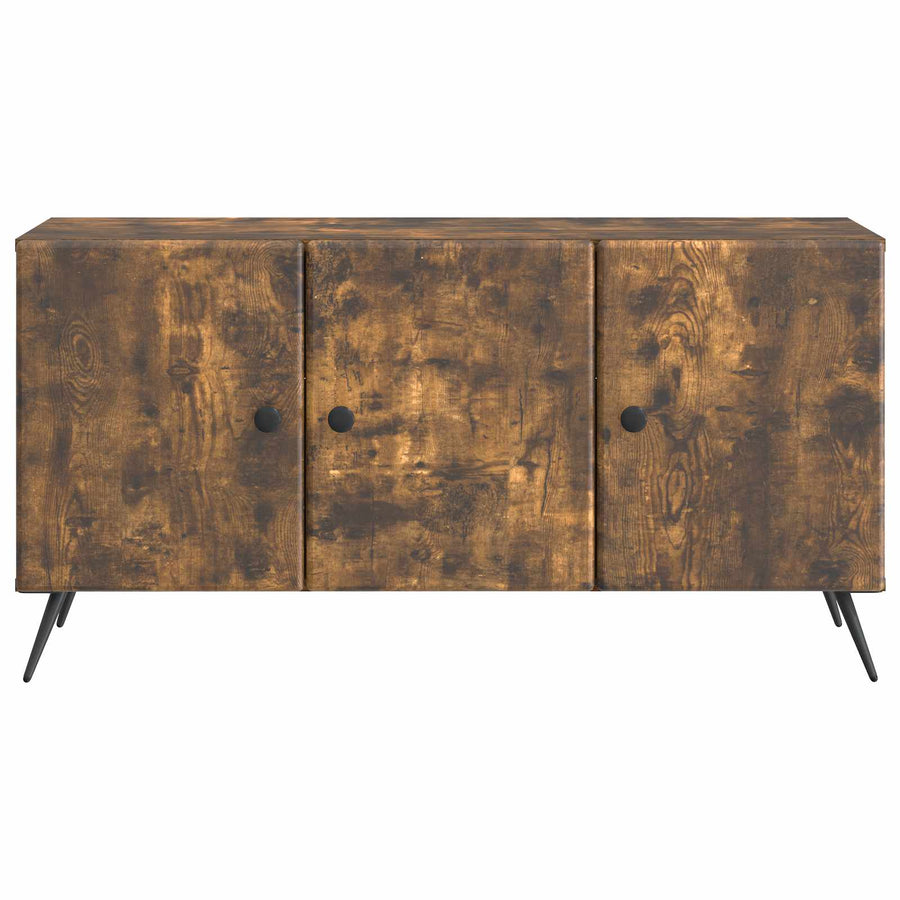 TV-kast Gerookt eiken 99 x 34,5 x 50 cm Bewerkt hout