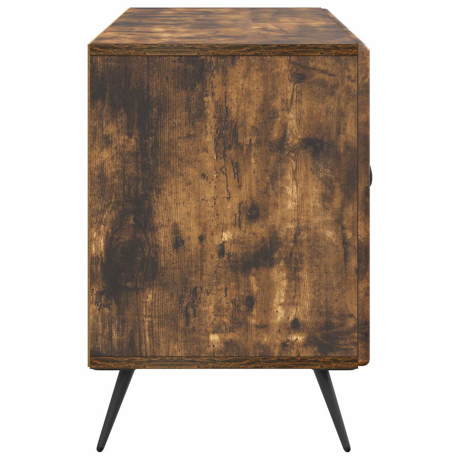 TV-kast Gerookt eiken 99 x 34,5 x 50 cm Bewerkt hout