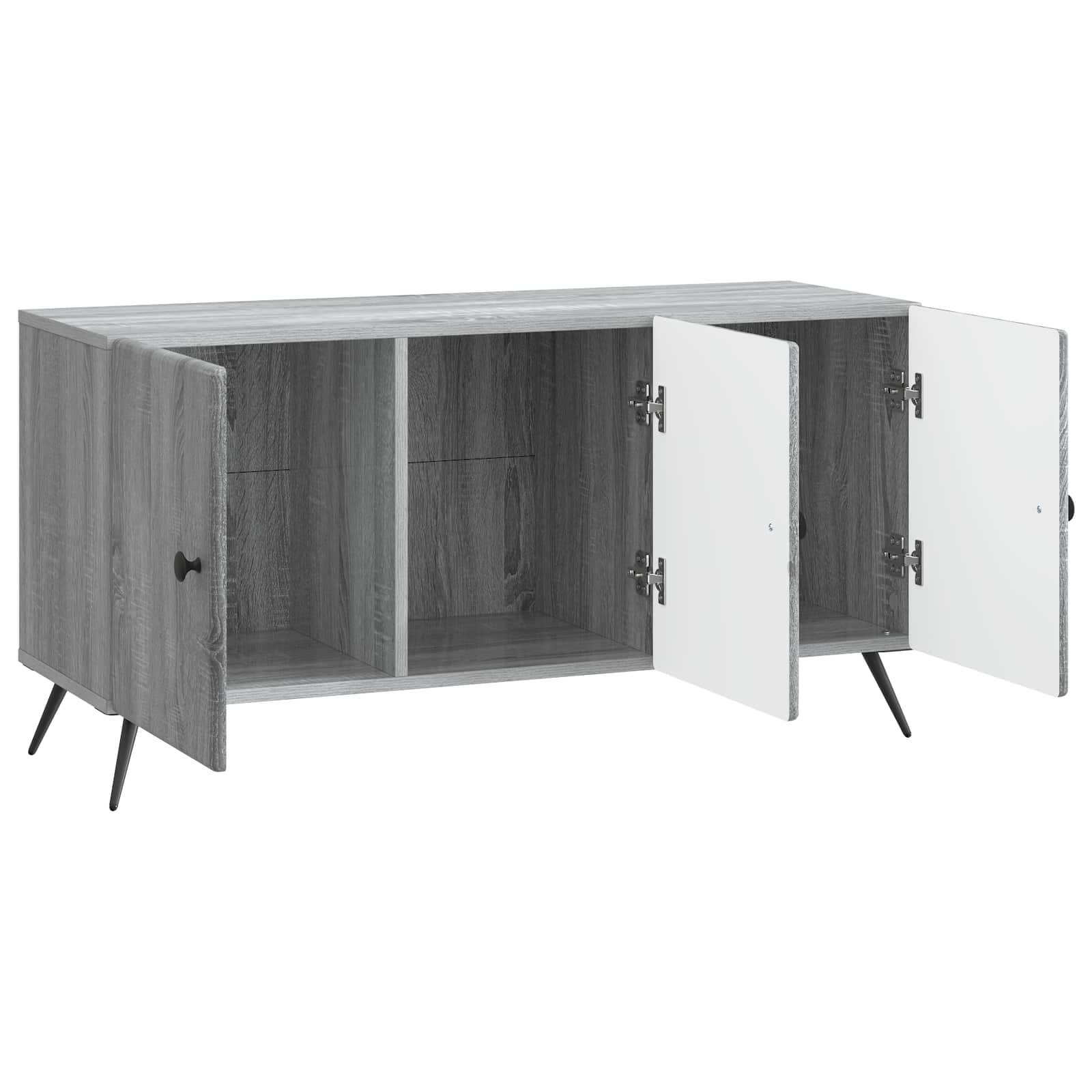 TV-kast Grijs sonoma 99 x 34,5 x 50 cm Bewerkt hout