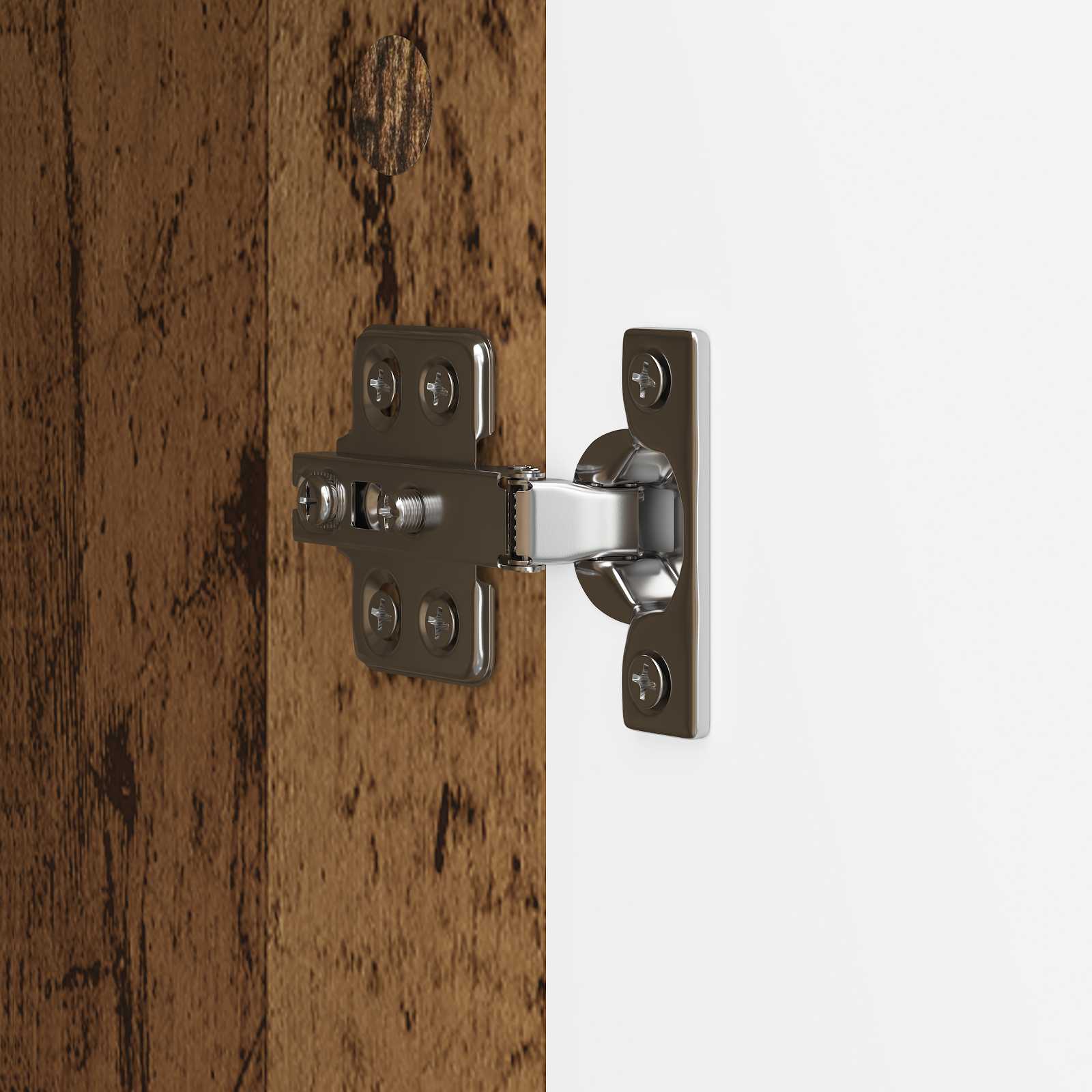 TV-kast Oud hout 99 x 34,5 x 50 cm Bewerkt hout