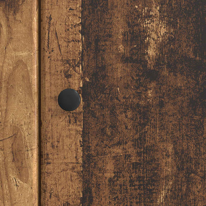 TV-kast Oud hout 99 x 34,5 x 50 cm Bewerkt hout