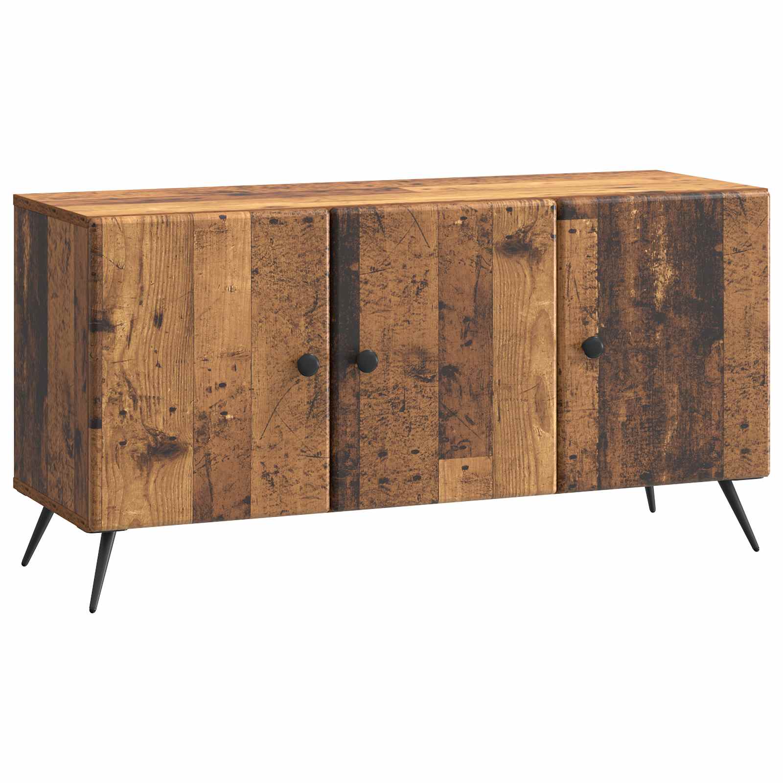 TV-kast Oud hout 99 x 34,5 x 50 cm Bewerkt hout