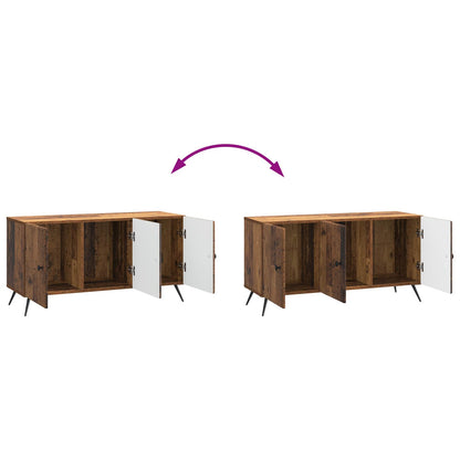 TV-kast Oud hout 99 x 34,5 x 50 cm Bewerkt hout