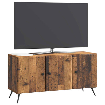 TV-kast Oud hout 99 x 34,5 x 50 cm Bewerkt hout