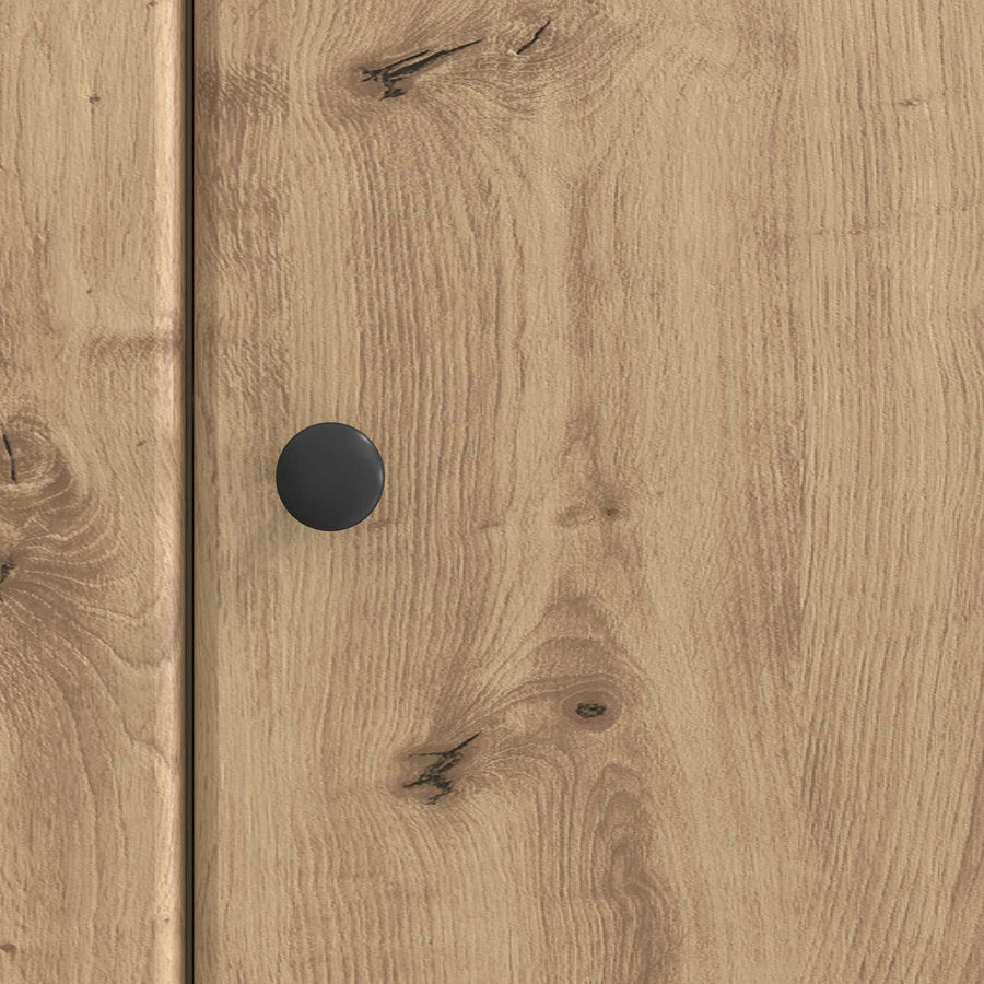 TV-kast Artisanaal eiken 99 x 34,5 x 50 cm Bewerkt hout