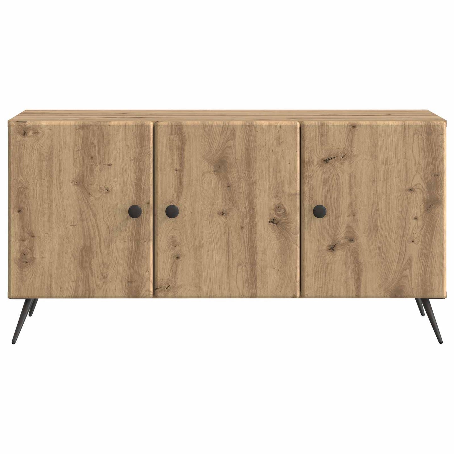 TV-kast Artisanaal eiken 99 x 34,5 x 50 cm Bewerkt hout