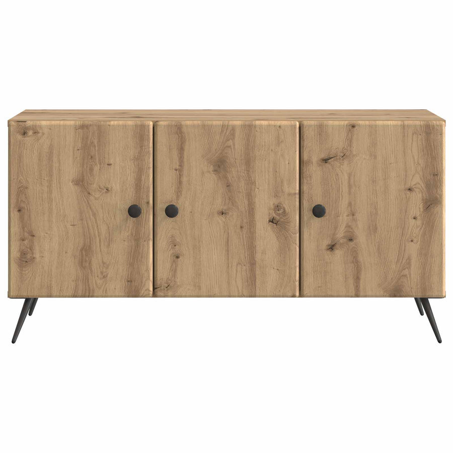 TV-kast Artisanaal eiken 99 x 34,5 x 50 cm Bewerkt hout