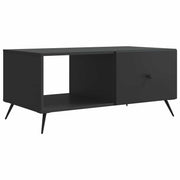 Salontafel 90x50x40 cm zwart bewerkt hout