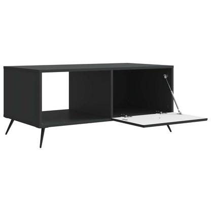 Salontafel Zwart 90 x 50 x 40 cm Bewerkt hout