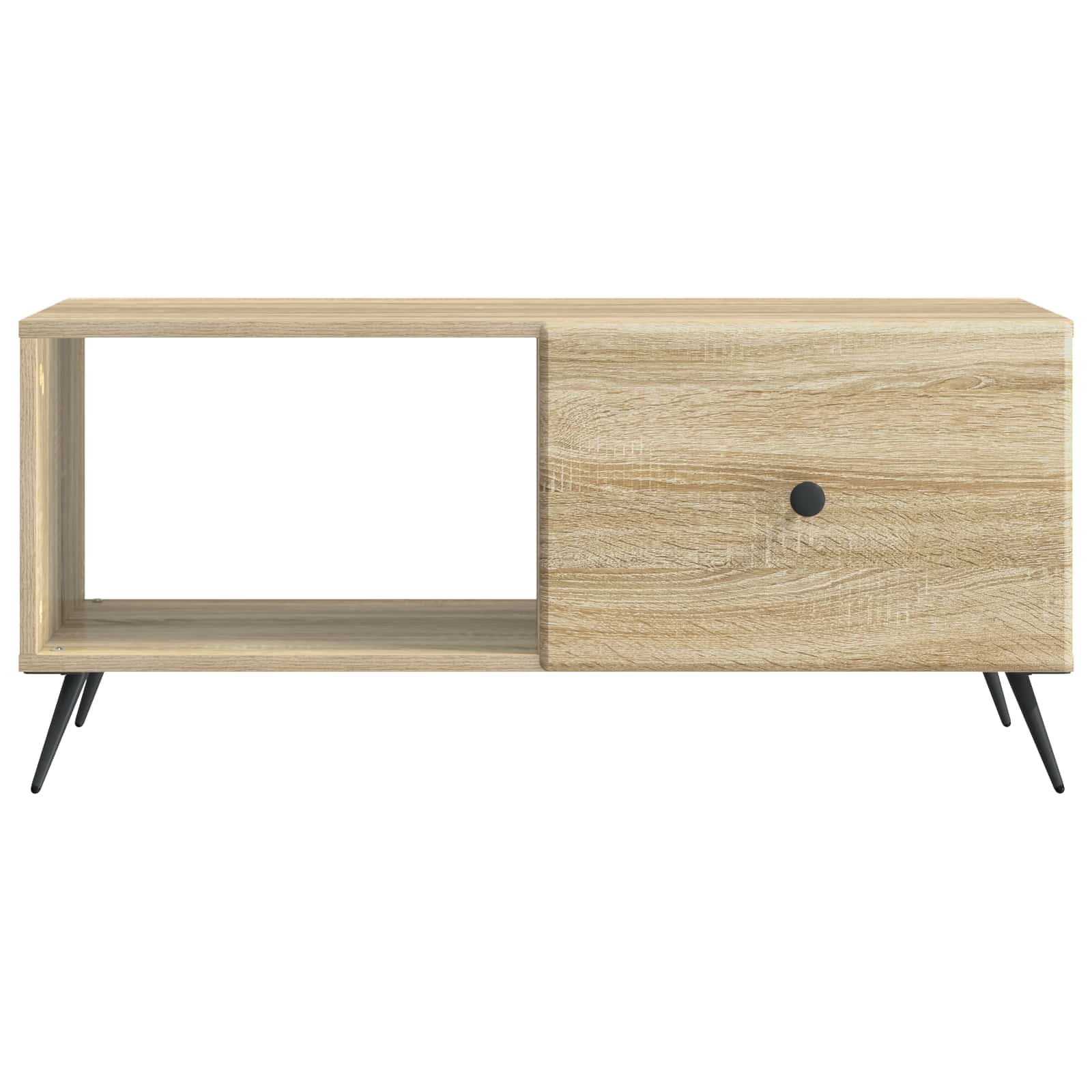 Salontafel Sonoma Eiken 90 x 50 x 40 cm Bewerkt hout