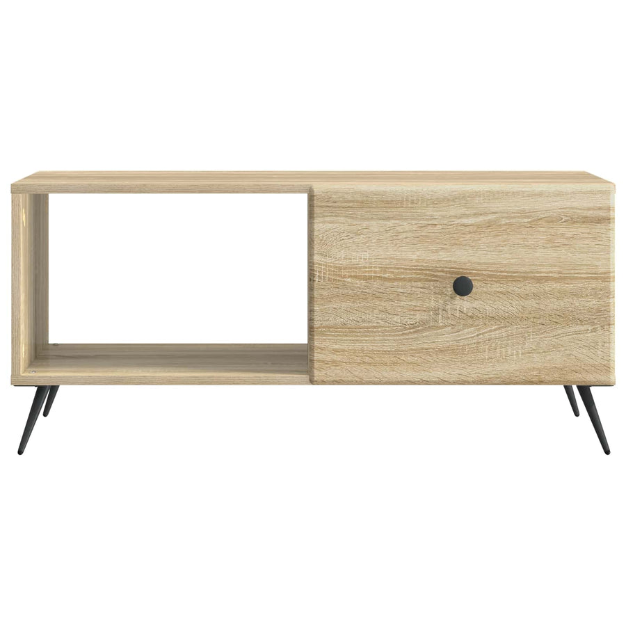 Salontafel Sonoma Eiken 90 x 50 x 40 cm Bewerkt hout