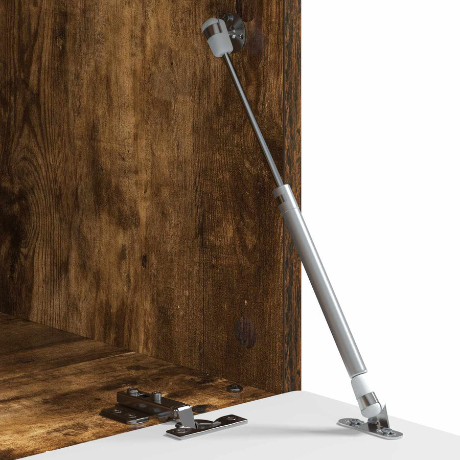 Salontafel Gerookt eiken 90 x 50 x 40 cm Bewerkt hout