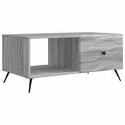 Salontafel 90x50x40 cm grijs sonoma bewerkt hout