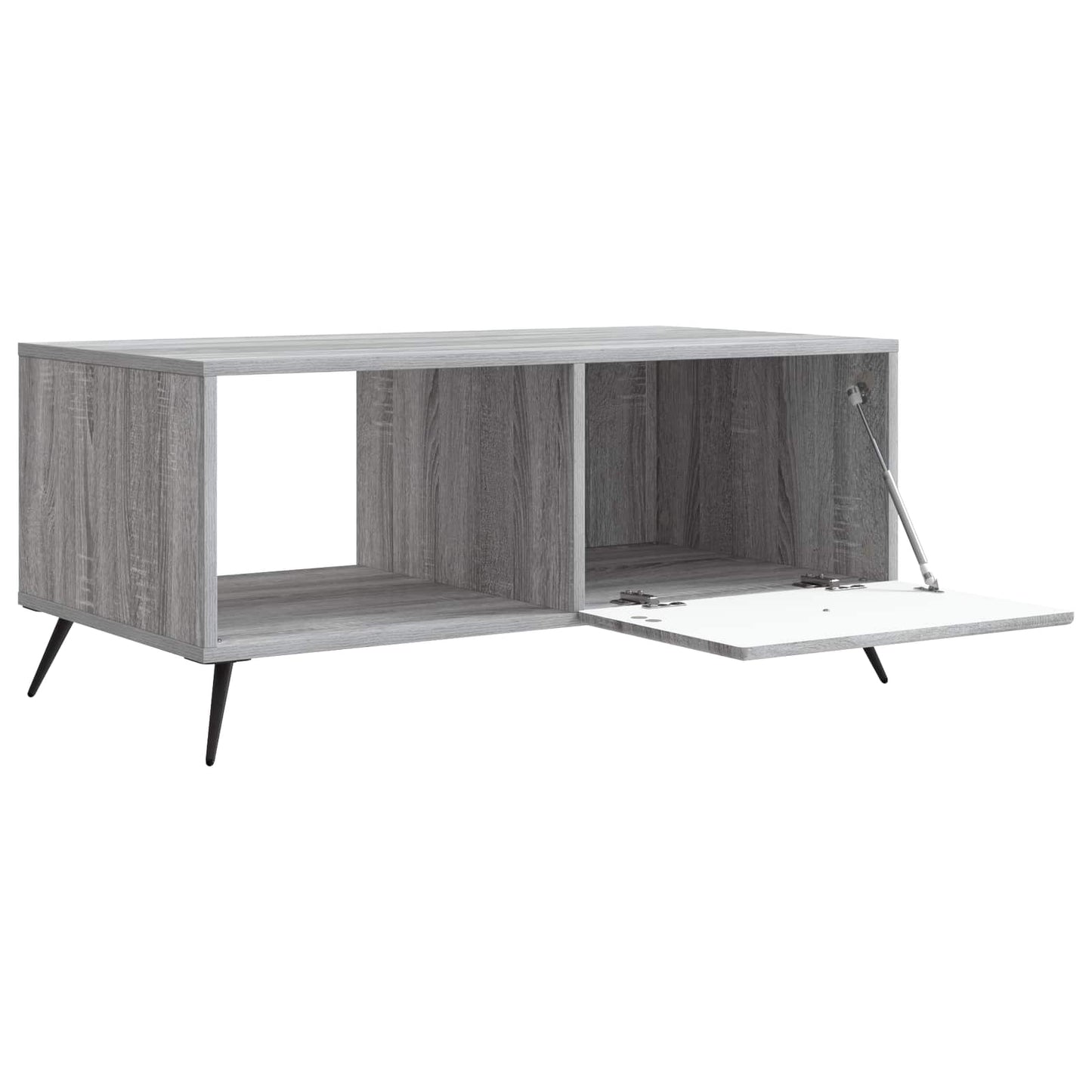 Salontafel Grijs sonoma 90 x 50 x 40 cm Bewerkt hout