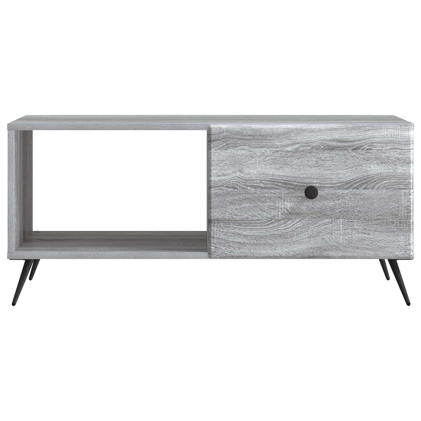 Salontafel Grijs sonoma 90 x 50 x 40 cm Bewerkt hout