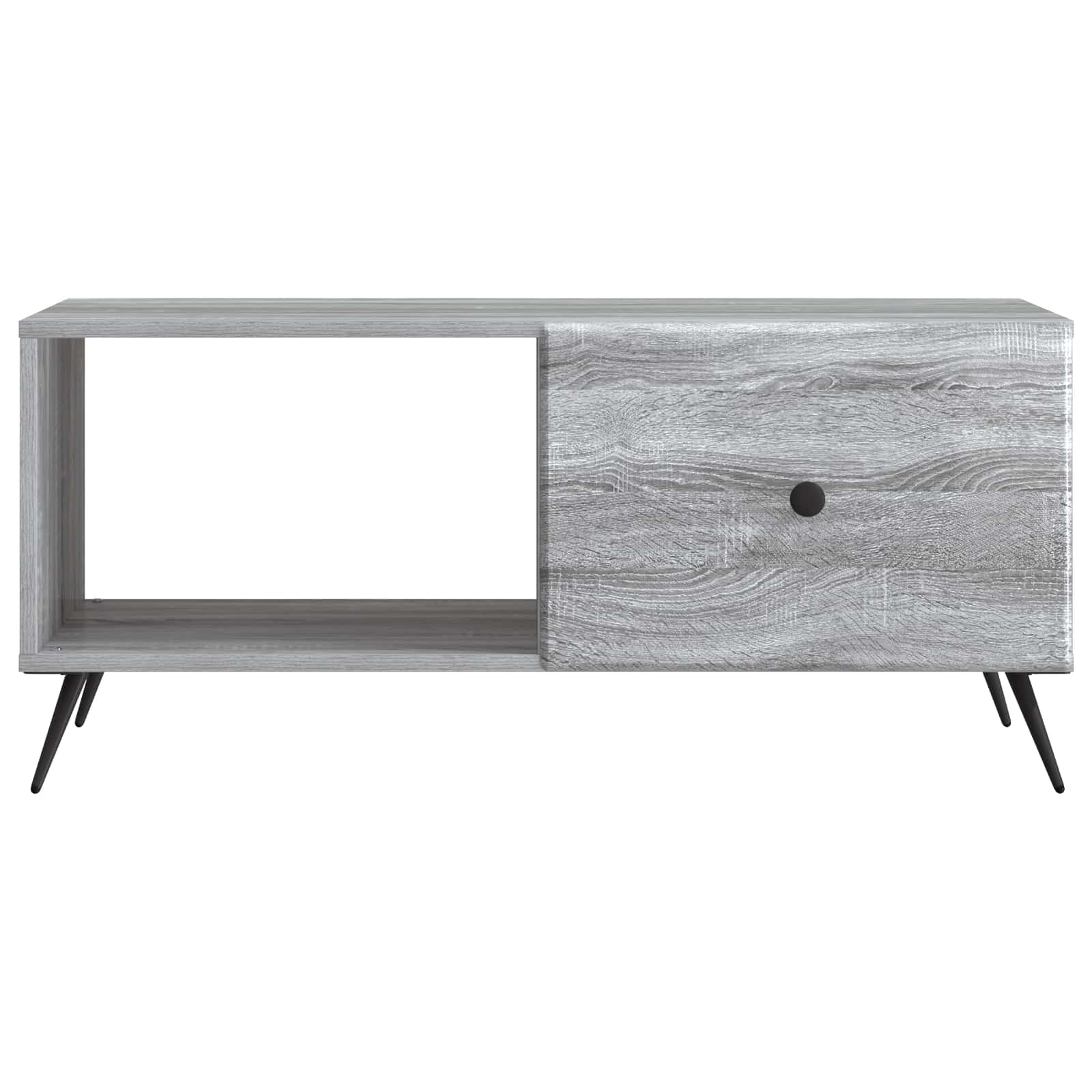 Salontafel Grijs sonoma 90 x 50 x 40 cm Bewerkt hout