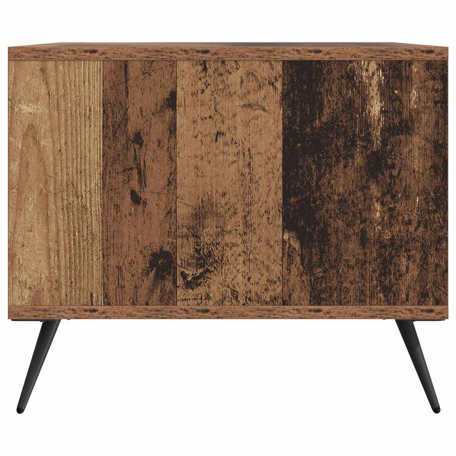 Salontafel Oud hout 90 x 50 x 40 cm Bewerkt hout