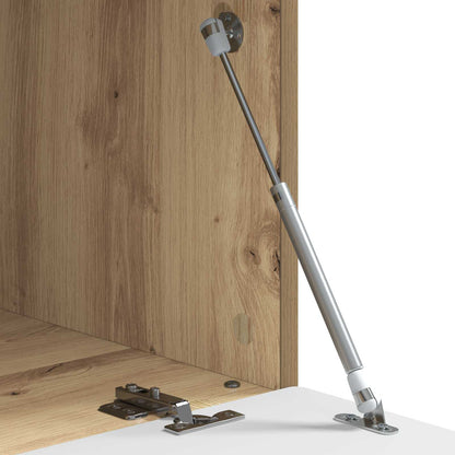 Salontafel Artisanaal eiken 90 x 50 x 40 cm Bewerkt hout