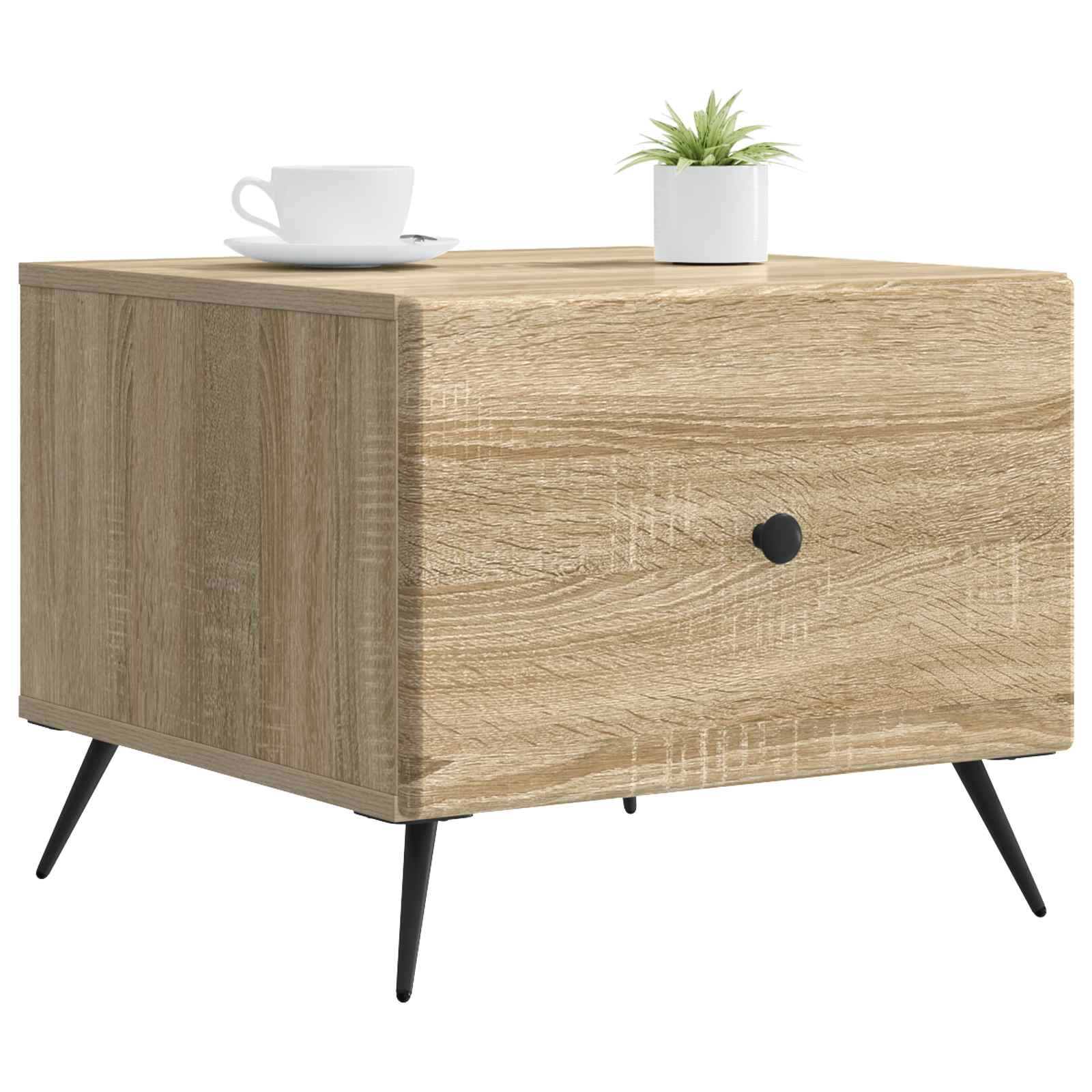 Salontafel met lade Sonoma Eiken 49 x 50 x 40 cm Bewerkt hout
