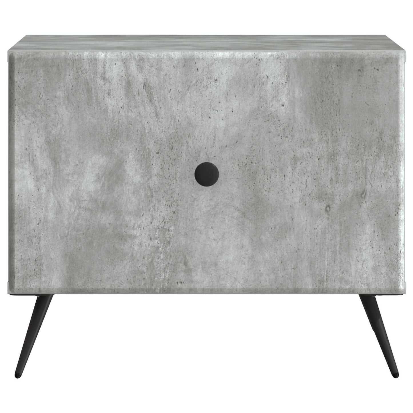 Salontafel met lade Betongrijs 49 x 50 x 40 cm Bewerkt hout